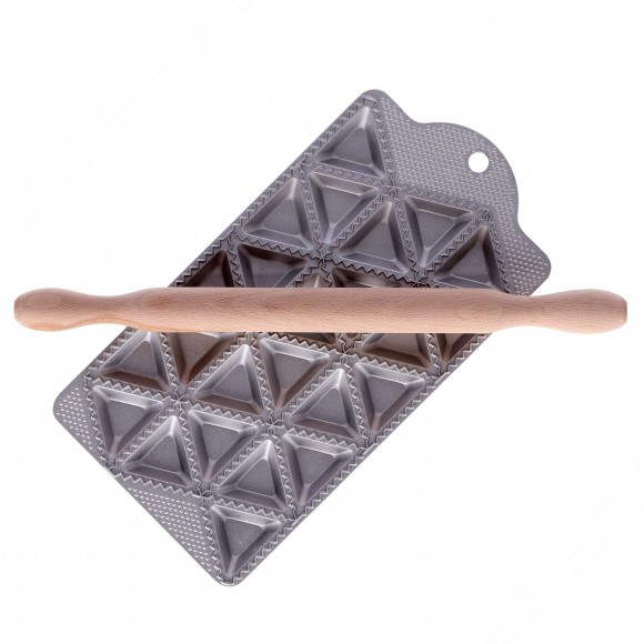 Molde para raviolis para hacer 24 Ravioli triangular con lado 50 mm
