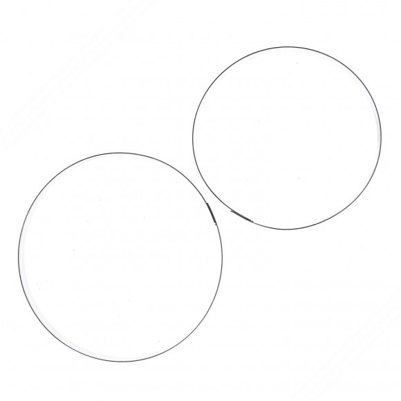2 runde Edelstahl-Kochringe ohne Griff.Durchmesser: 80 und 90 mm.Höhe: 40 mm.