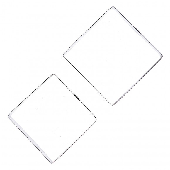 2 Steel cooking squares. Sides: 74 and 82 mm. 50 mm height
