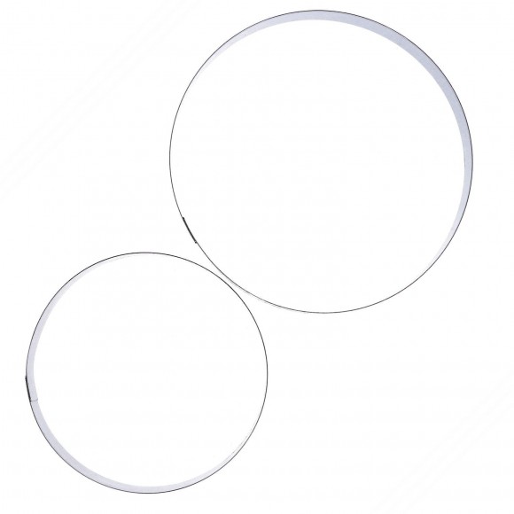 2 Aros de Cozimento Redondos de Aço Inoxidável.Diâmetros: 120 e 150 mm.Altura: 50 mm.