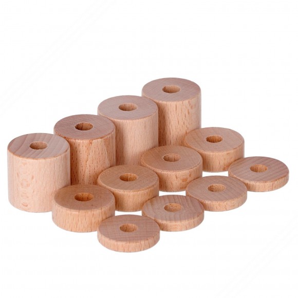 Kit de séparateurs en bois pour Coupe-pâte rouleaux à pâtisserie