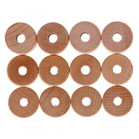 Distanziali di ricambio in legno per mattarello tagliasfoglia. Art. TP-005, TP-007, TP-001, TP-003