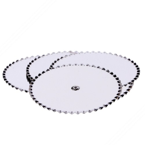 5 roues de rechange en acier inoxydable à rainures pour Coupe-pâte rouleaux à pâtisserie. Art. TP-001, TP-003