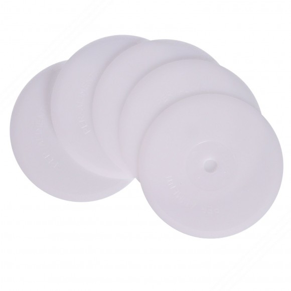 5 ruedas en línea recta en Derlin para Cortapastas rodillos. Art. TP-001, TP-003. TP-005, TP-007