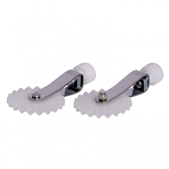 2 fluted spare wheels in POM