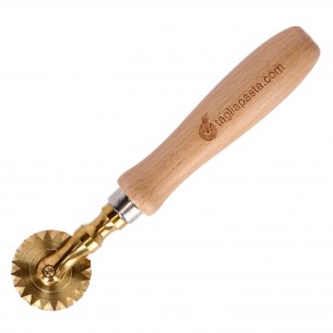 Brass cutter wheel with single toothed blade. Diam. 38 mm 2