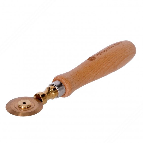 Messing snijder wiel met een enkel glad blad