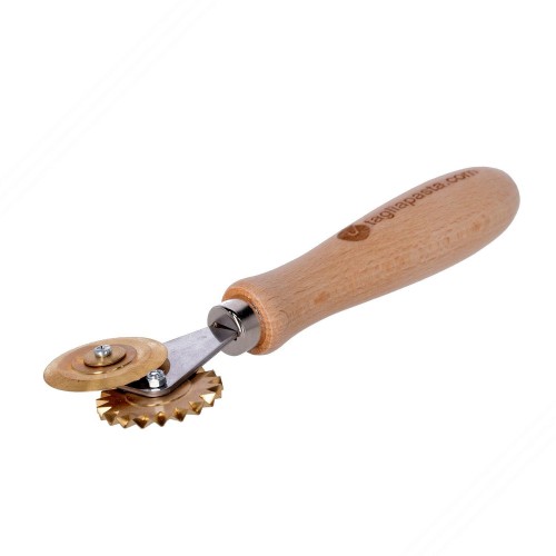 Messing doppelblatt schneider rad mit zahnrad und glatter klinge