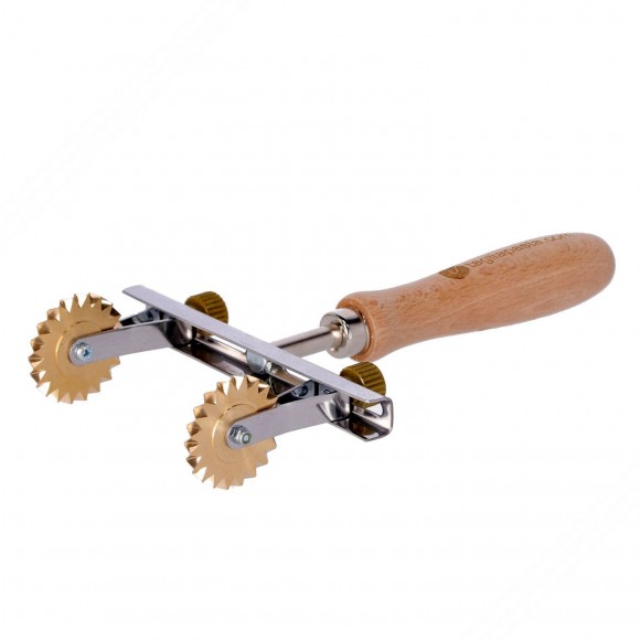 Einstellbar pasta-Schneider mit 2 messing zahnräder