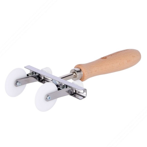Ajustable coupe-pâte avec 2 lames POM lisses