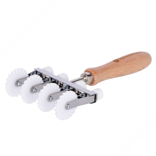 Ajustable coupe-pâte avec 4 lames de POM dentées