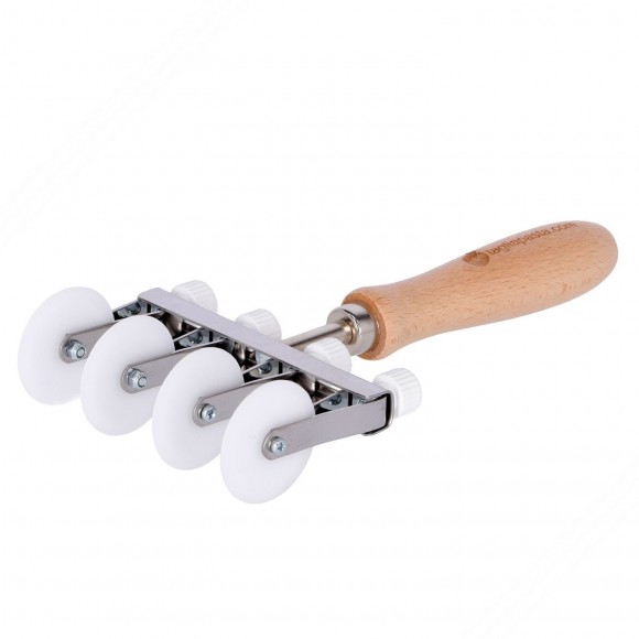 Ajustável cortador de massa com 4 lâminas POM lisas