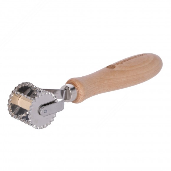 Coupe-pâte avec des lames en acier dentée pour faire Tortellini, Cappelletti et Anolini - 28 mm